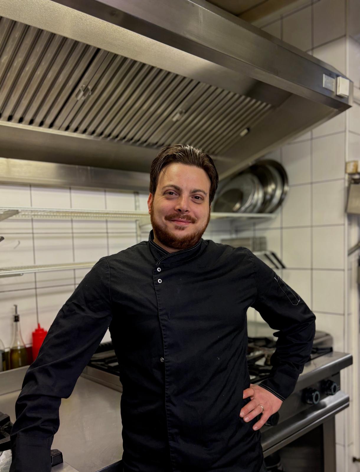 Carmelo Cipriano in der Küche